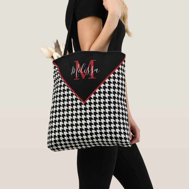 Bolsa de mano personalizada con estampado de dient (Detalle)