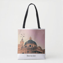 Bolsa de mano personalizada con imágenes de Roma p