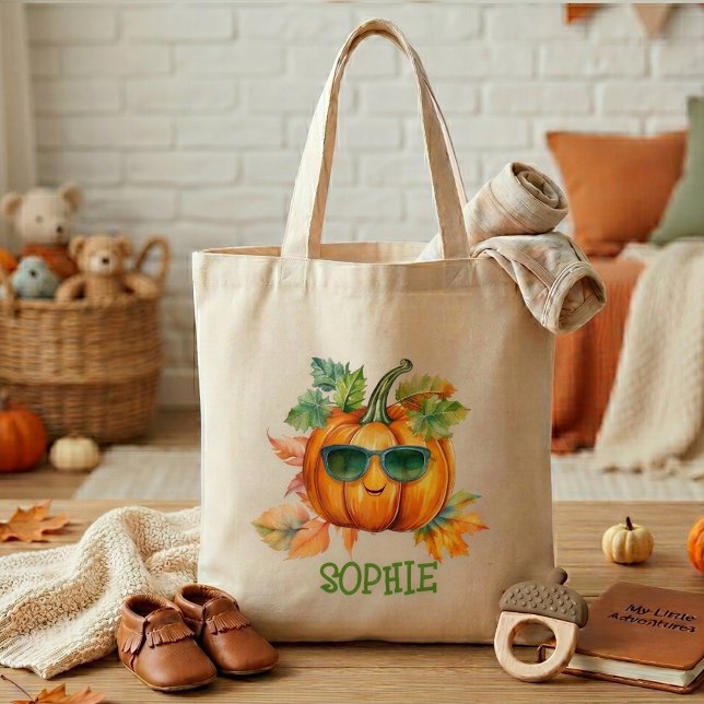 Bolsa de mano personalizada de calabaza de otoño p (Subido por el creador)