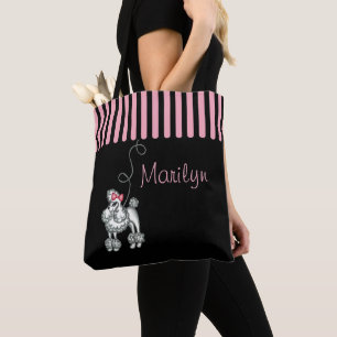 Bolsa de mano personalizada de Caniche Francés