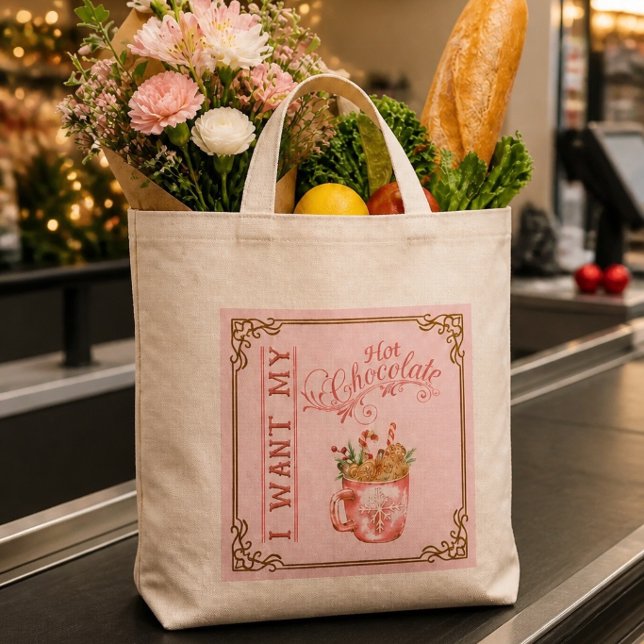 Bolsa de mano personalizada de chocolate caliente  (Subido por el creador)