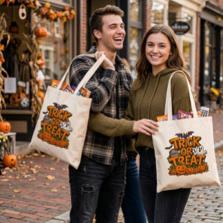 Bolsa de mano personalizada de Halloween - Truco o