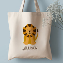 Bolsa de mano personalizada de león de la jungla l