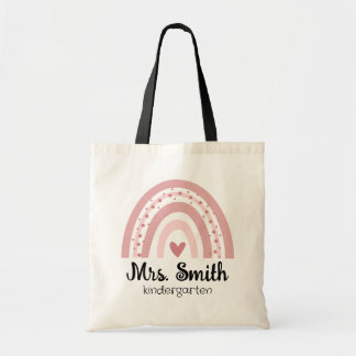 Bolsa de mano personalizada para maestra de jardín