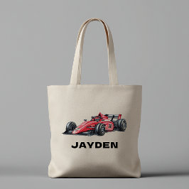Bolsa de mano personalizada para niños con coche d