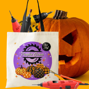 Bolsa de mano personalizada para tallar calabazas