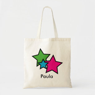 Bolsa de mano personalizada Trio de estrellas de n