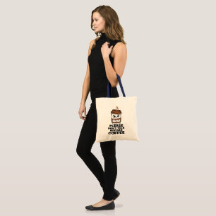 Bolsa de mano 'Por favor no hables antes del café'