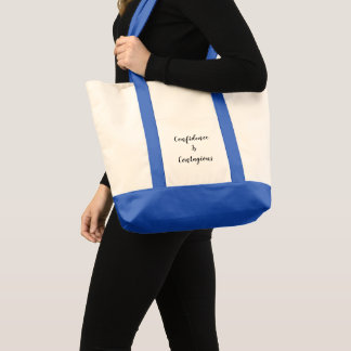 Bolsa de mano premium con la cita La confianza es