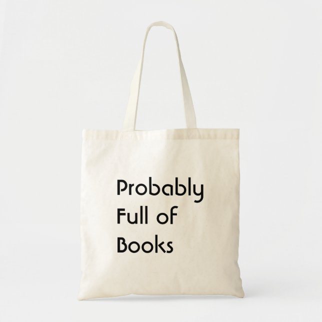 Bolsa De Mano Probablemente Llena De Libros (Frente)