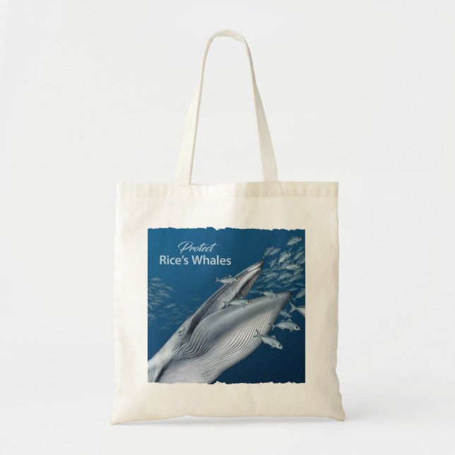 Bolsa de mano Protect Rice's Whales (Frente)