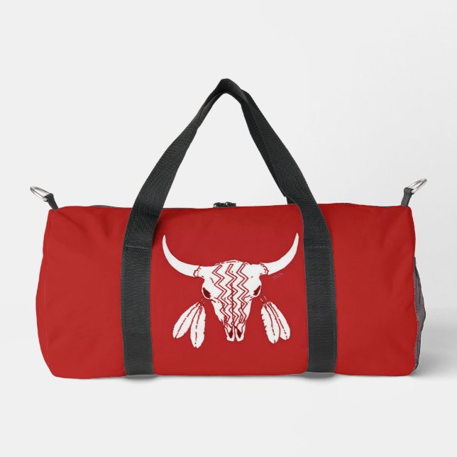Bolsa de mano Red Ghost Dance Buffalo sm (Anverso)
