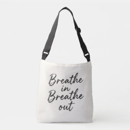 Bolsa de mano respira hondo, exhala