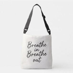 Bolsa de mano respira hondo, exhala