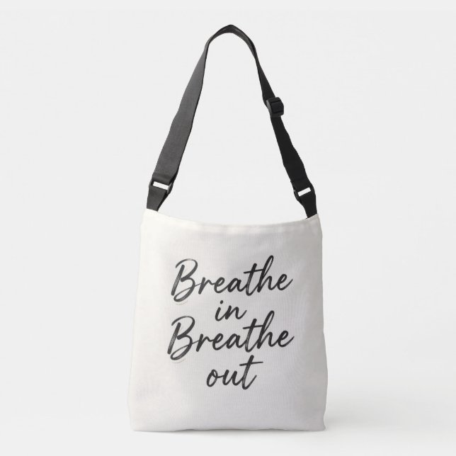 Bolsa de mano respira hondo, exhala (Anverso)