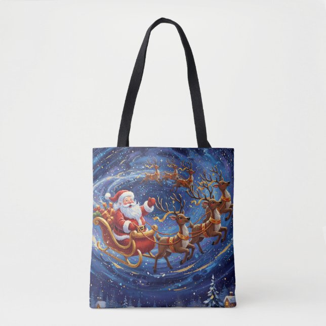 Bolsa de mano Santa Sleigh Ride (Anverso)