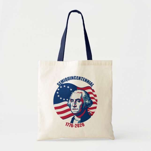 Bolsa de mano Semiquincentenario George Washington (Frente)