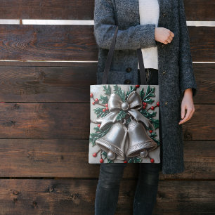 Bolsa de mano Simply Silver Bells Christmas