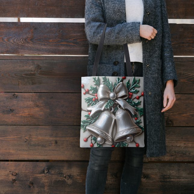 Bolsa de mano Simply Silver Bells Christmas (Subido por el creador)