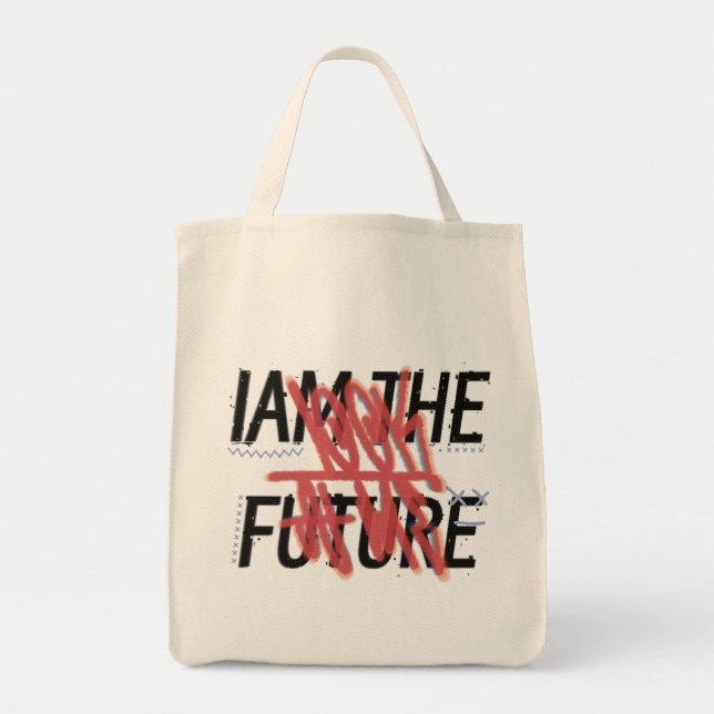 Bolsa de mano Soy el futuro (Frente)