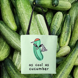 Bolsa de mano 'Tan fresco como un pepino'