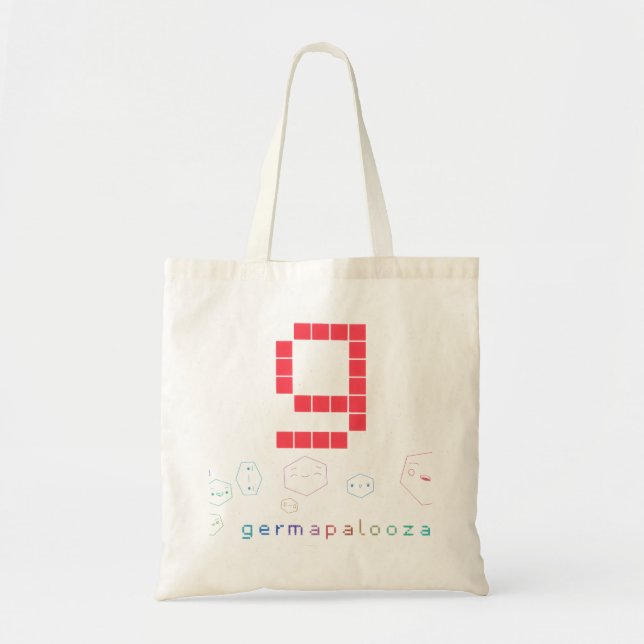 Bolsa de mano - Tela Natural - Germapalooza 2026 (Frente)