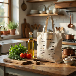Bolsa de mano Tipos de Cuchillos Italianos