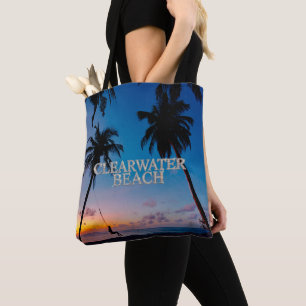 Bolsa de mano todo impreso de Clearwater Beach Flo