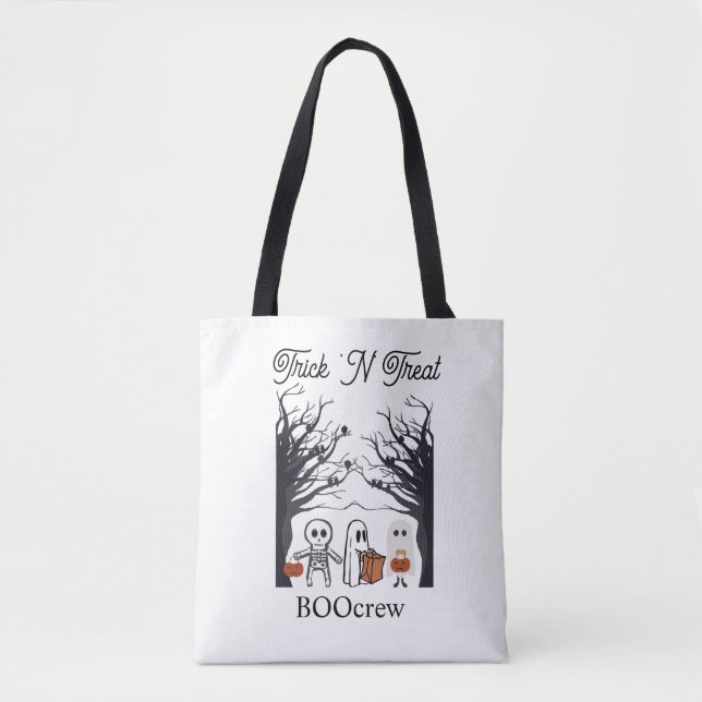 🎃 Bolsa de mano Trick’N’ Treat BOOcrew | Cute Hal (Anverso)
