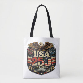 Bolsa de mano USA 250 Águila Calva 1776-2026 Patri