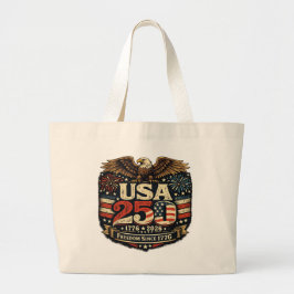 Bolsa de mano USA 250 Águila Calva 1776-2026 Patri