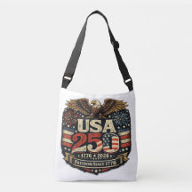Bolsa de mano USA 250 Águila Calva Libertad 1776-2