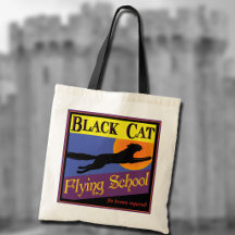 Bolsa de mano vintage de Halloween Escuela de vuel