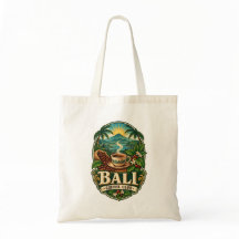 Bolsa de mano vintage económica Bali Coffee Club