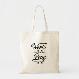 Bolsa de mano Work Hard Pray Hard