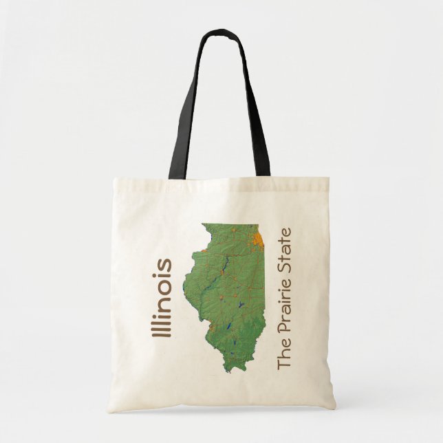 Bolsa de mapas de Illinoisan (Frente)