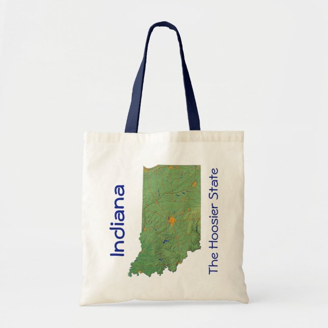 Bolsa de mapas de Indiana (Frente)