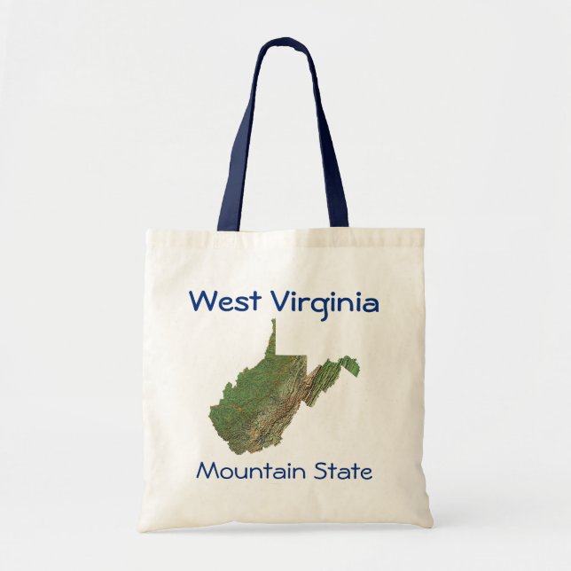 Bolsa de mapas de Virginia Occidental (Frente)