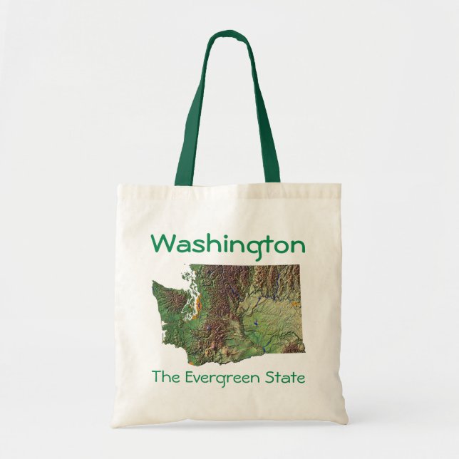 Bolsa de mapas de Washington (Frente)