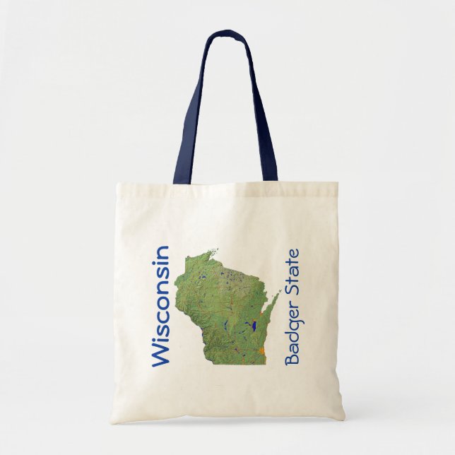 Bolsa de mapas de Wisconsin (Frente)