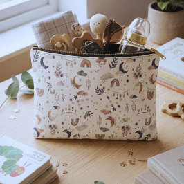 Bolsa de Maquillaje Boho Celestial| Luna y Estrell