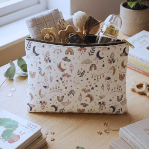 Bolsa de Maquillaje Boho Celestial  Luna y Estrell