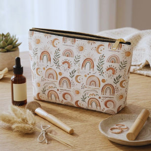 Bolsa de Maquillaje Botánico y Arcoíris Boho Terro