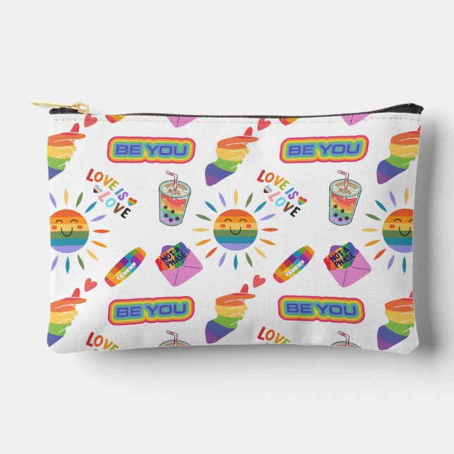 Bolsa de maquillaje de accesorios orgullosos de LG (Anverso)
