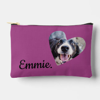 Bolsa de maquillaje de cara de perro personalizado