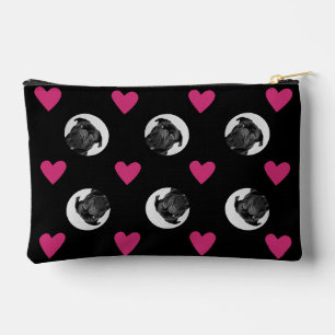 Bolsa de maquillaje de cara de perro Personalizado