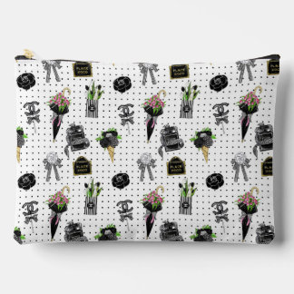 Bolsa de Maquillaje de Moda Parisina con Lunares C