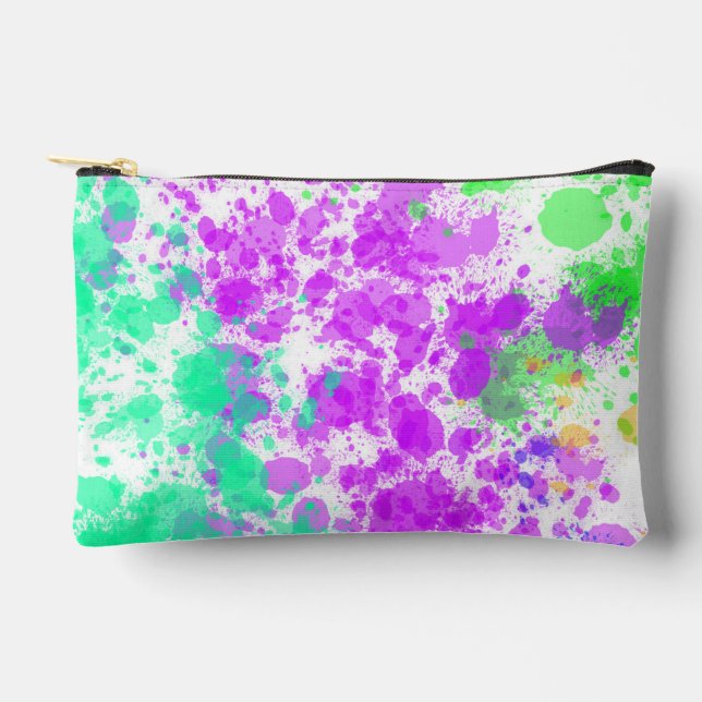 Bolsa de Maquillaje de Salpicadura de Acuarela Vib (Anverso)