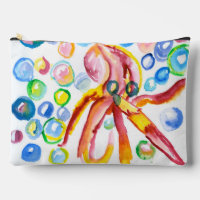 Bolsa de maquillaje del pulpo de juego