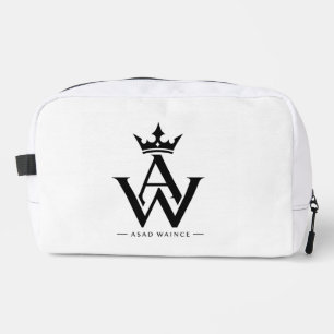 Bolsa de Maquillaje Elegante Monograma AW - Corona